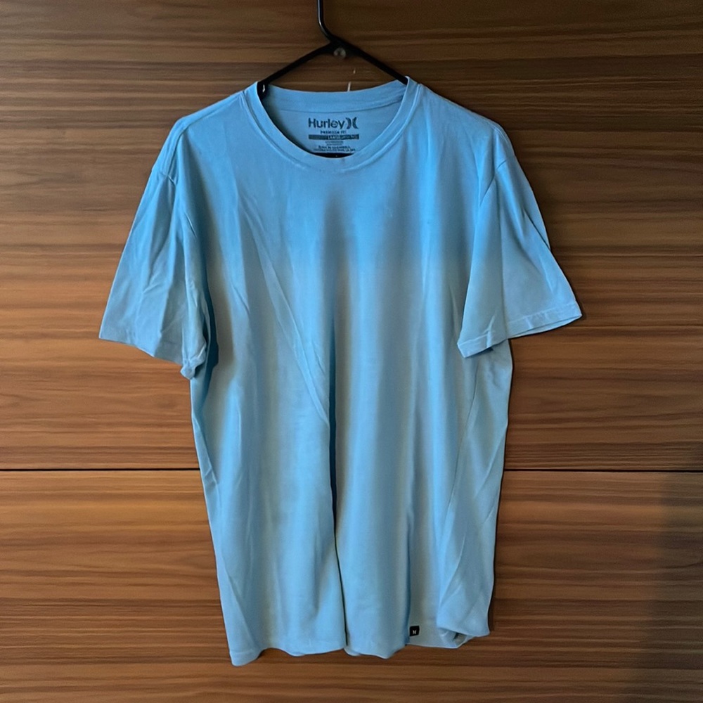 Striped Hurley T Shirt - L